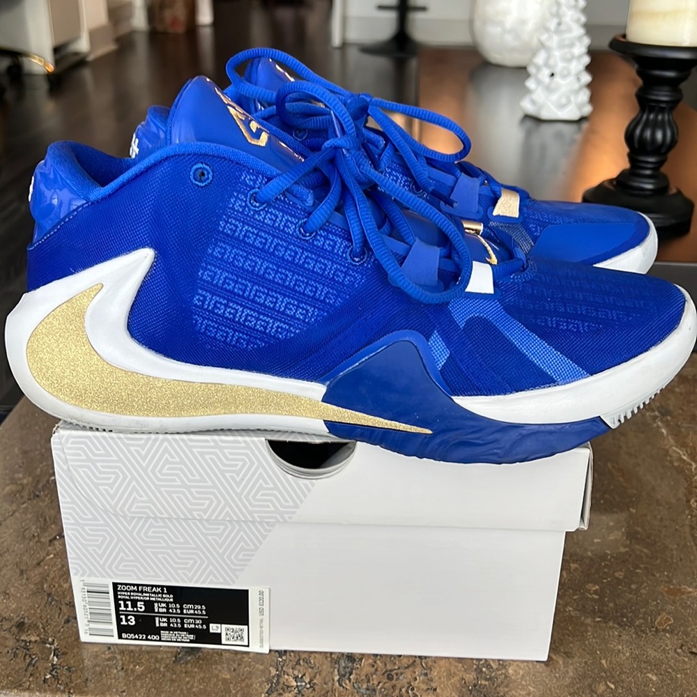 Zoom Freak 1 Hyper Royal/Metallic Gold